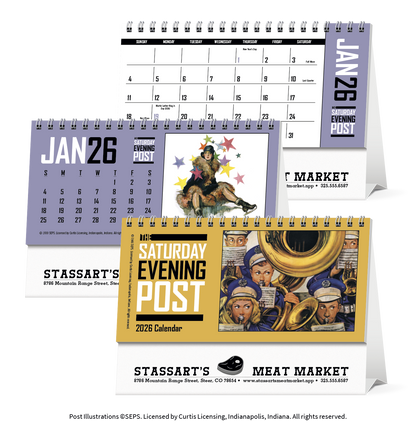 Triumph Calendars  The Saturday Evening Post Desk Calendar-4252