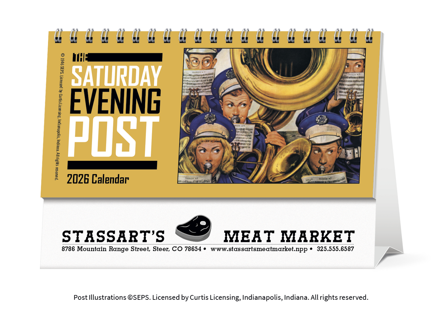 Triumph Calendars  The Saturday Evening Post Desk Calendar-4252