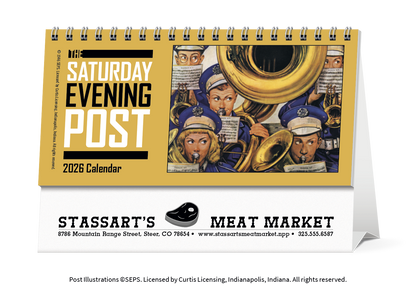Triumph Calendars  The Saturday Evening Post Desk Calendar-4252