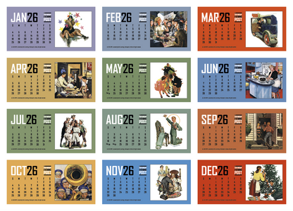 Triumph Calendars  The Saturday Evening Post Desk Calendar-4252
