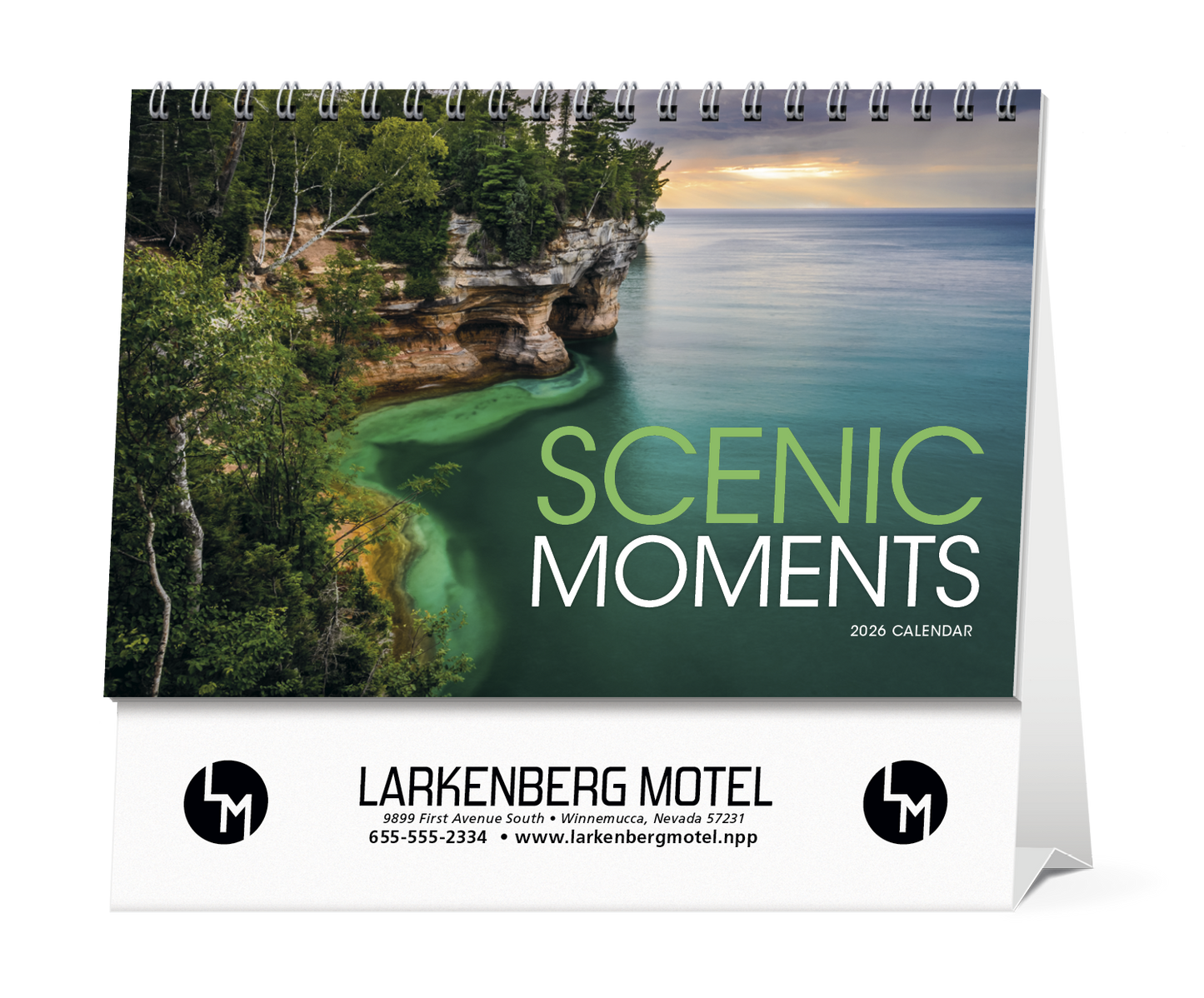 Triumph Calendars Scenic Moments Large Desk Calendar-4275