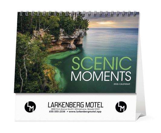 Triumph Calendars Scenic Moments Large Desk Calendar-4275