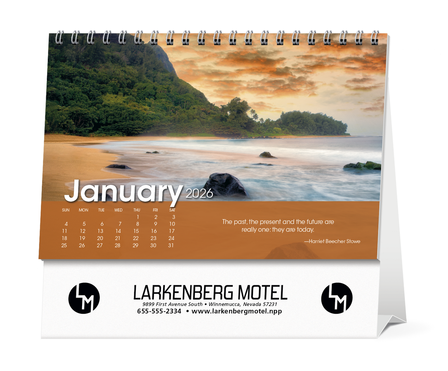 Triumph Calendars Scenic Moments Large Desk Calendar-4275