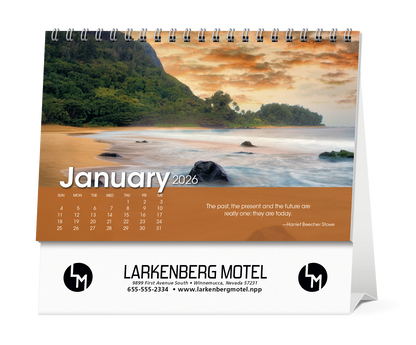 Triumph Calendars Scenic Moments Large Desk Calendar-4275