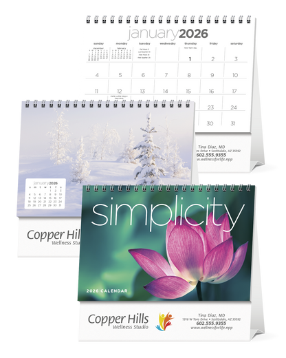Triumph Calendars Simplicity Large Desk Calendar-4277
