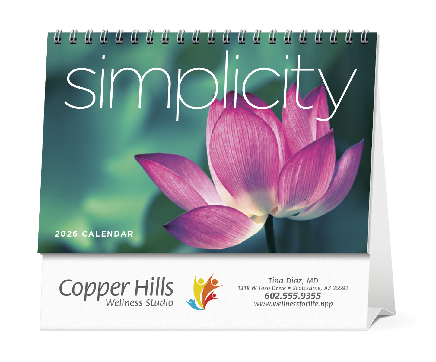 Triumph Calendars Simplicity Large Desk Calendar-4277