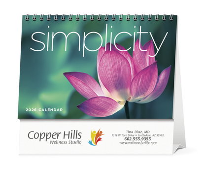 Triumph Calendars Simplicity Large Desk Calendar-4277