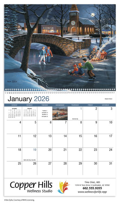 HotLine Products America Remembered Appointment Calendar  Spiral-429
