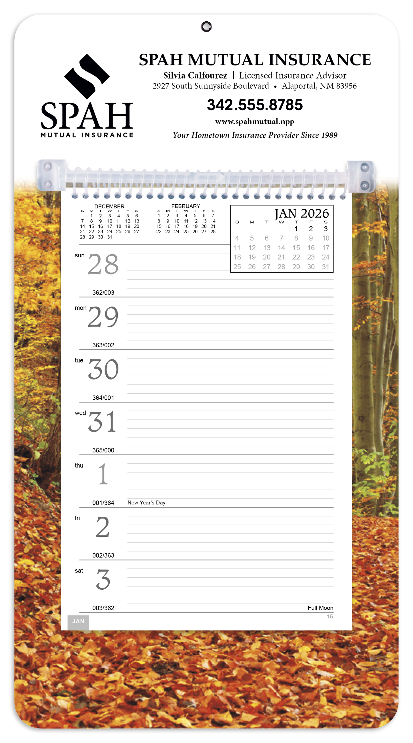 Triumph Calendars FullColor Weekly Memo Calendar-4400