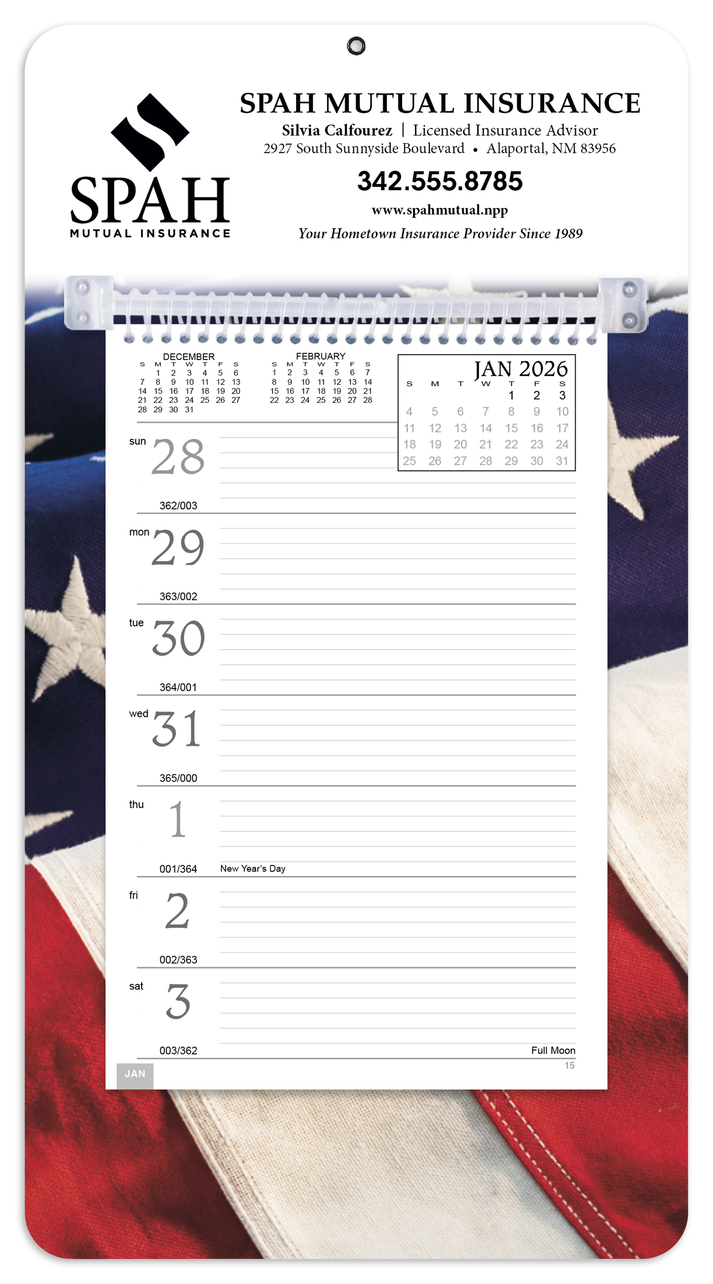 Triumph Calendars FullColor Weekly Memo Calendar-4400