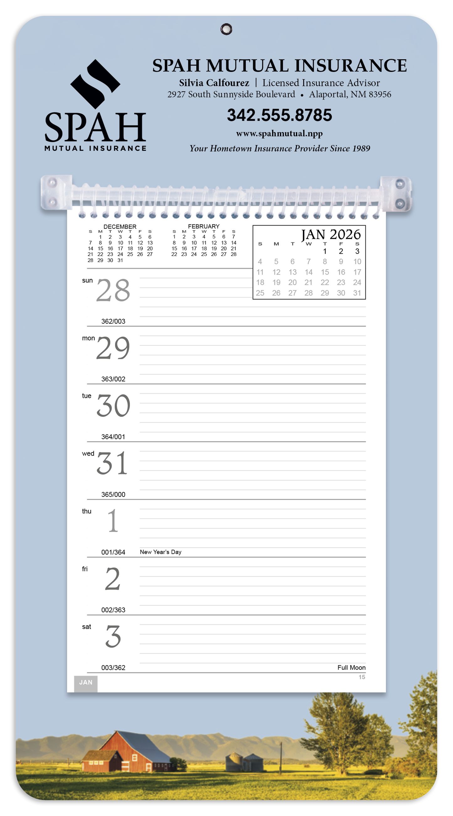 Triumph Calendars FullColor Weekly Memo Calendar-4400
