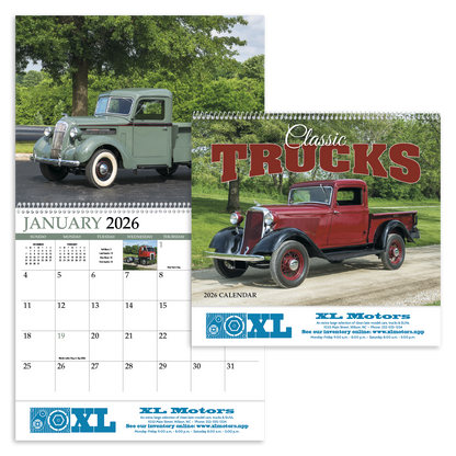 HotLine Products Classic Trucks Appointment Calendar  Spiral-494