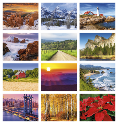 Triumph Calendars Decorator Memo Tan Calendar-6106