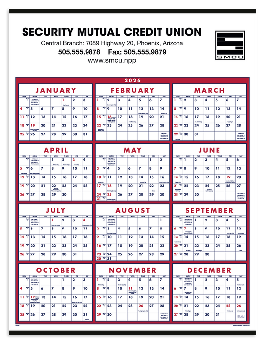 Triumph Calendars SpanAYear Calendar-6203