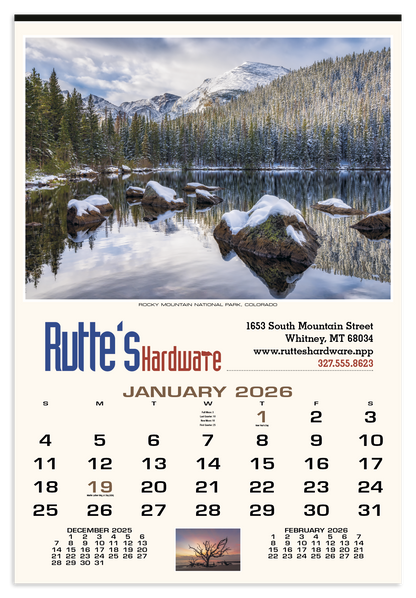 HotLine Products Scenic America Executive Calendar-633
