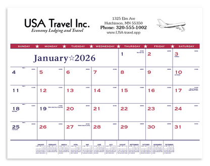 Triumph Calendars Patriotic Desk Pad-6502