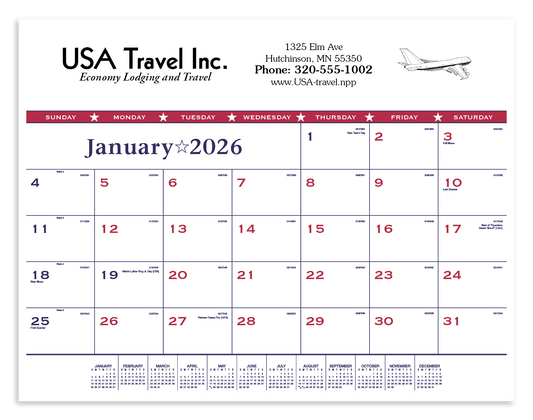 Triumph Calendars Patriotic Desk Pad-6502