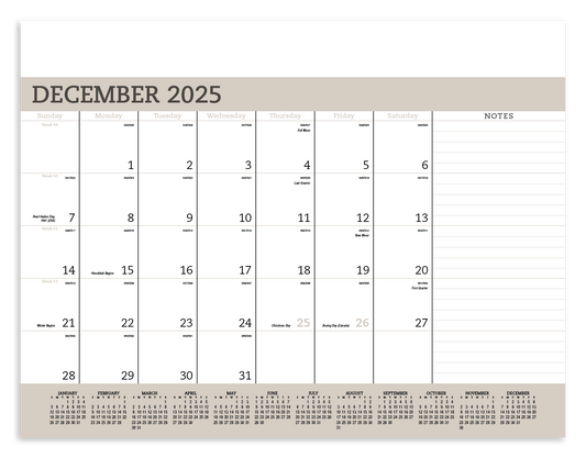 Triumph Calendars Vinyl Desk Pad-6550