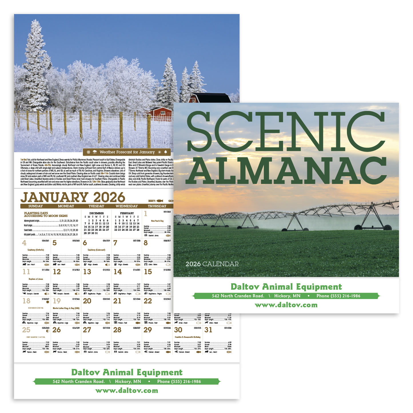 Triumph Calendars Scenic Almanac-6702