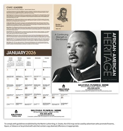 Triumph Calendars AfricanAmerican Heritage Dr Martin Luther King Jr Calendar-6703