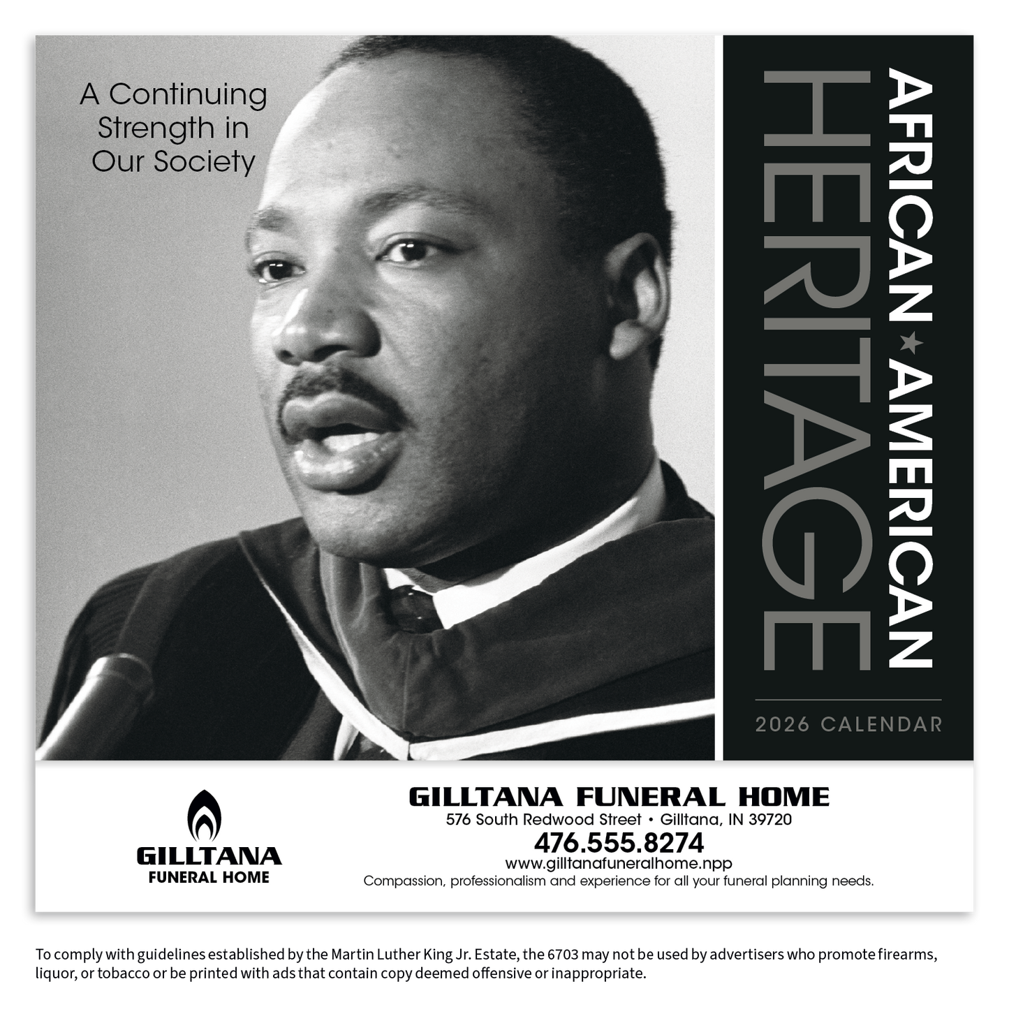 Triumph Calendars AfricanAmerican Heritage Dr Martin Luther King Jr Calendar-6703