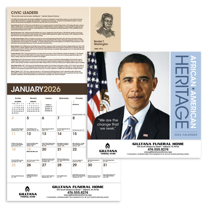Triumph Calendars AfricanAmerican Heritage Barack Obama Calendar-6705