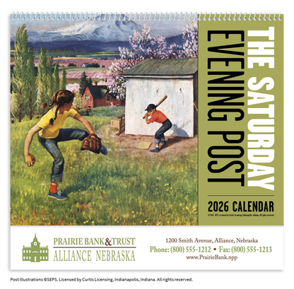 Good Value  The Saturday Evening Post  Spiral Calendar-7009