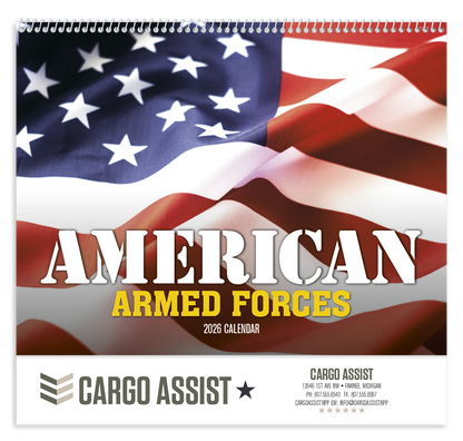 Good Value American Armed Forces  Spiral Calendar-7012