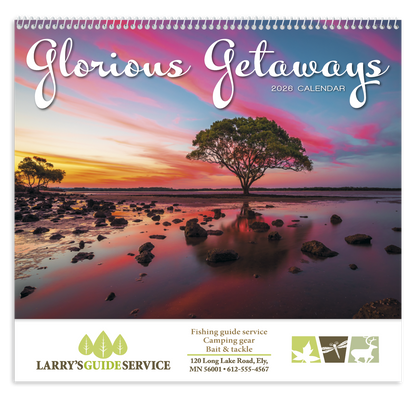 Good Value Glorious Getaways  Spiral Calendar-7025