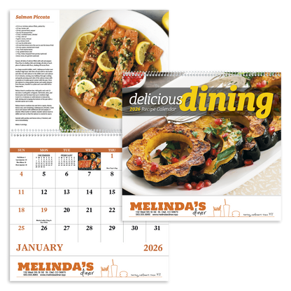 Good Value Delicious Dining  Spiral Calendar-7031
