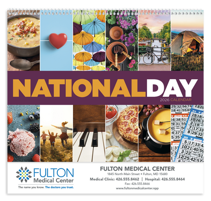 Good Value National Day  Spiral Calendar-7032