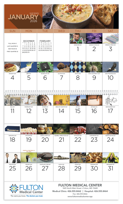 Good Value National Day  Spiral Calendar-7032