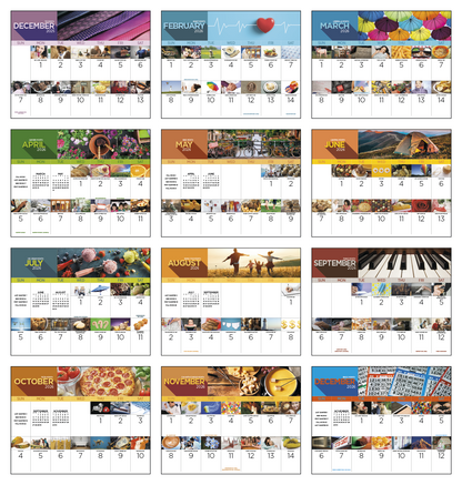 Good Value National Day  Spiral Calendar-7032
