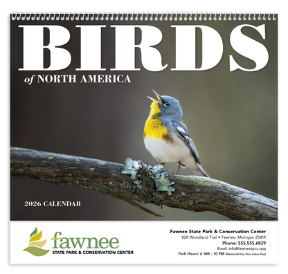 Good Value Birds of North America  Spiral Calendar-7036
