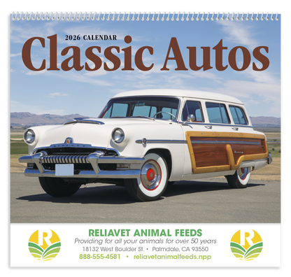 Good Value Classic Autos  Spiral Calendar-7042