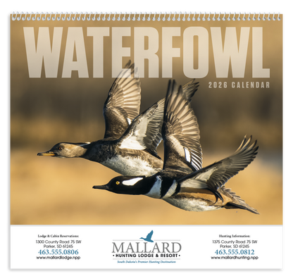 Good Value Waterfowl  Spiral Calendar-7048
