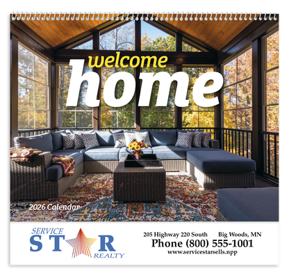 Good Value Welcome Home  Spiral Calendar-7049