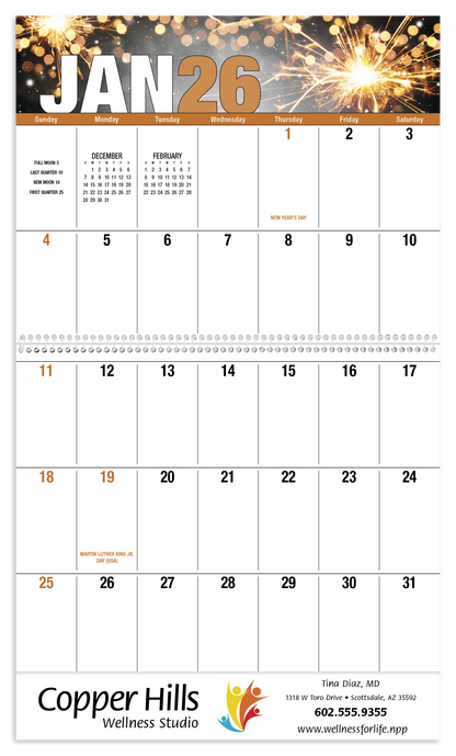 Good Value Seasonal Expressions Big Block Calendar-7050