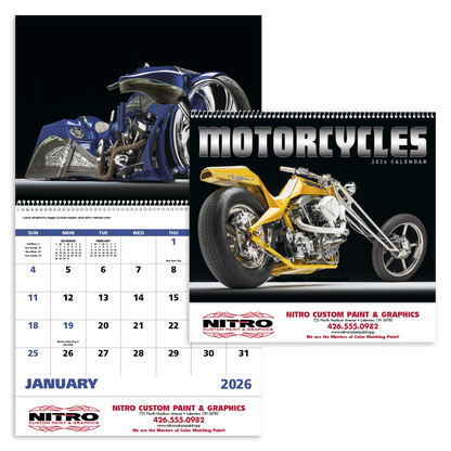Good Value Motorcycles  Spiral Calendar-7056