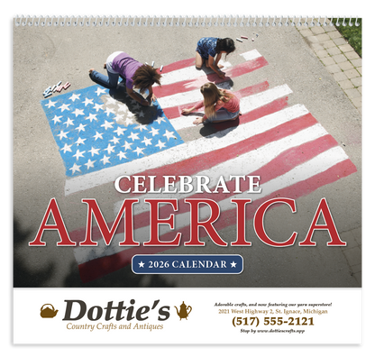Good Value Celebrate America  Spiral Calendar-7069