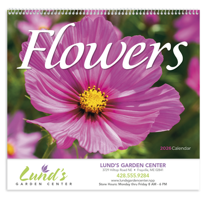 Good Value Flowers  Spiral Calendar-7080