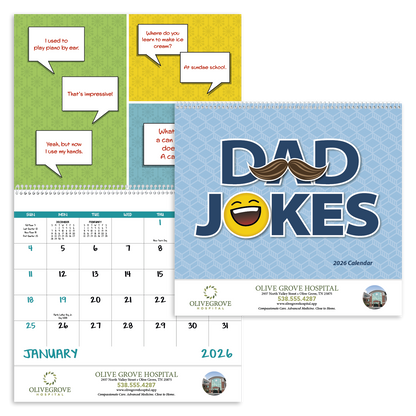 Good Value Dad Jokes  Spiral Calendar-7082