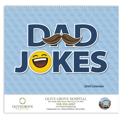 Good Value Dad Jokes  Spiral Calendar-7082