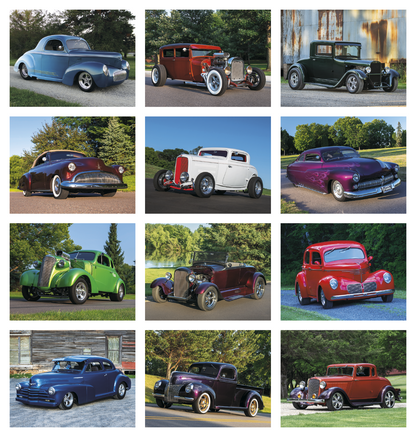 Good Value Street Rods  Spiral Calendar-7083