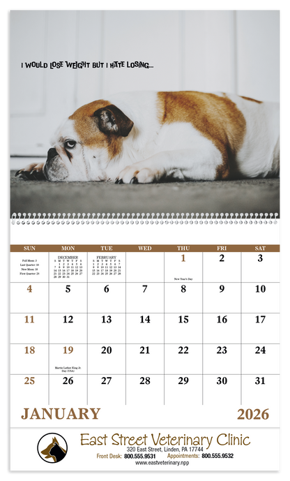 Good Value Pets with Attitude  Spiral Calendar-7086