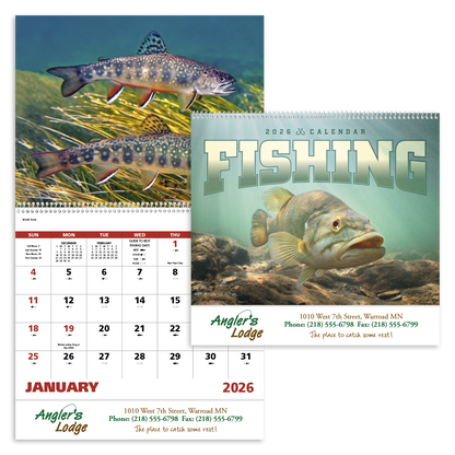 Good Value Fishing  Spiral Calendar-7099