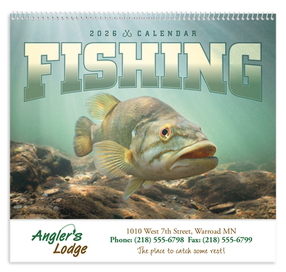 Good Value Fishing  Spiral Calendar-7099