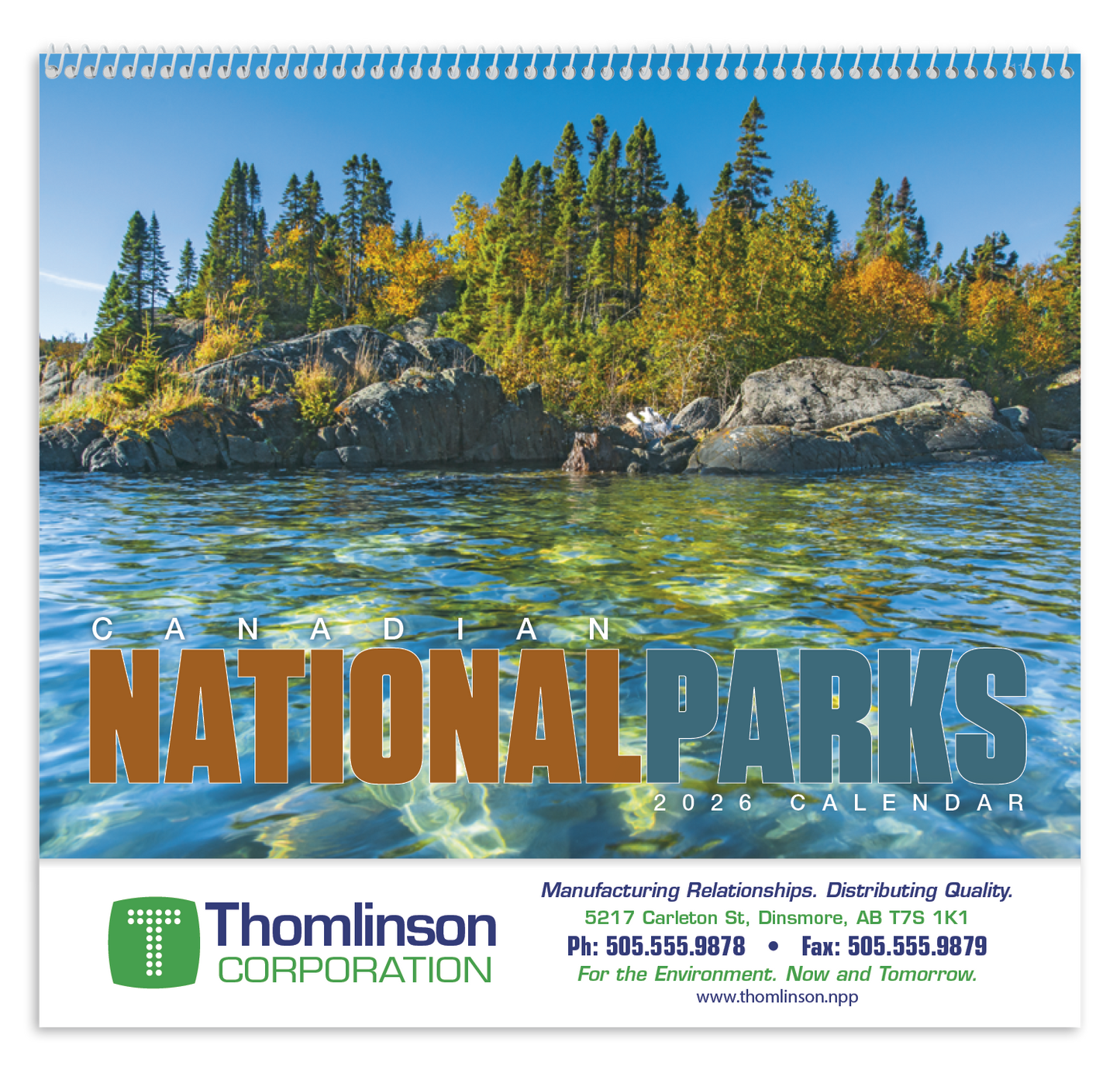 Good Value Canadian National Parks  Spiral Calendar-7113