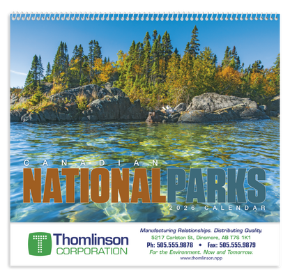 Good Value Canadian National Parks  Spiral Calendar-7113