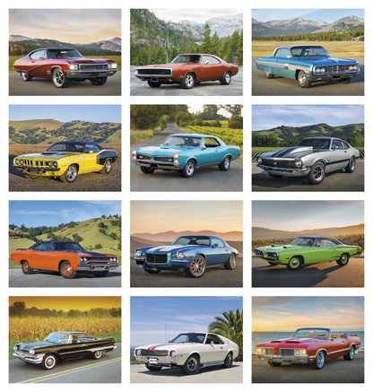 Good Value Muscle Thunder  Stapled Calendar-7205
